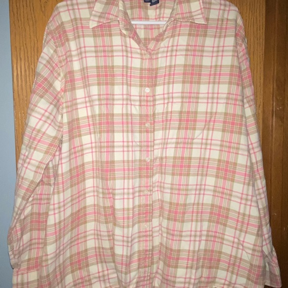 Lands End Flannel - Picture 2 of 3